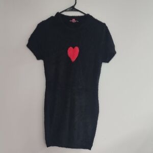 Sugar Thrillz Fuzzy Sweater Dress